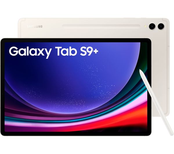 Galaxy Tab S9+ 12.4" Refurbished Tablet - 512 GB, Beige (Excellent Condition)