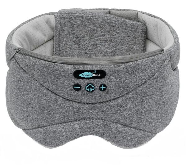 Snoozeband Deluxe Bluetooth Sleep Mask Headphones Charcoal