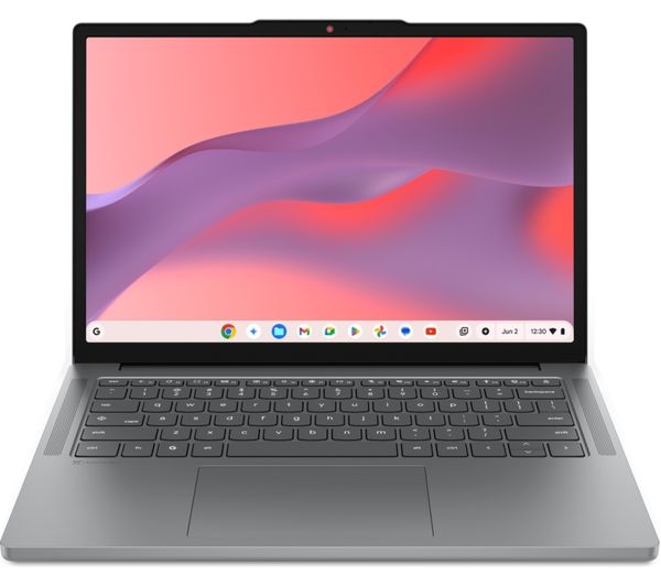 An image of LENOVO 14M8911 14" Chromebook - MediaTek Kompanio 540, 128 GB UFS, Grey