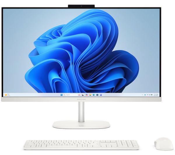 An image of HP OmniStudio 27-cu0005na 27" All-in-One PC - Intel® Core™ Ultra 3, 512 GB SSD, White