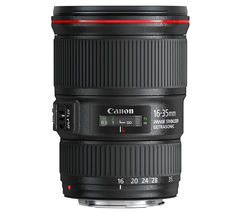 EF 16-35 mm f/4L USM IS Wide-angle Zoom Lens - Black