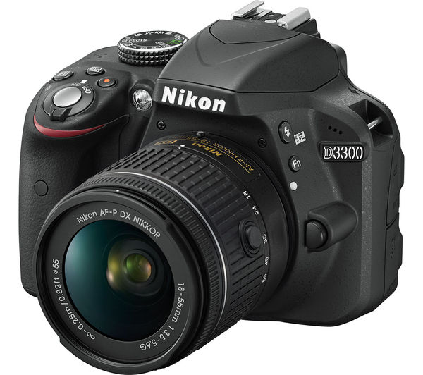 VBA390K010 NIKON D3300 DSLR Camera with 1855 mm f/3.55.6 Lens