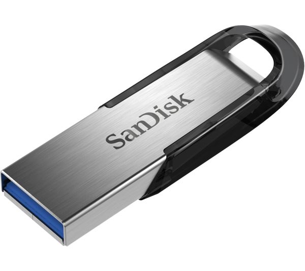 Image of SANDISK Ultra Flair USB 3.0 Memory Stick - 128 GB, Silver