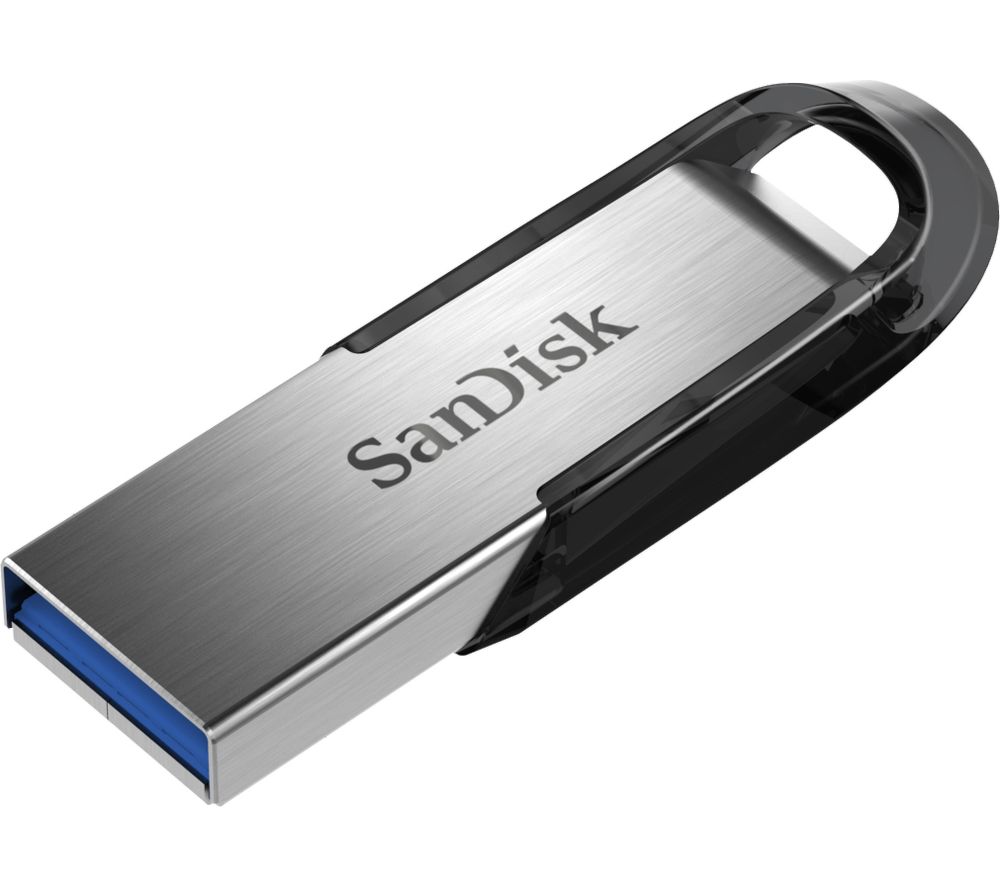 SANDISK  Ultra Flair USB 3.0 Memory Stick - 128 GB, Silver, Silver
