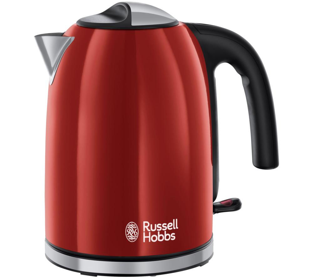 red kettle and toaster currys