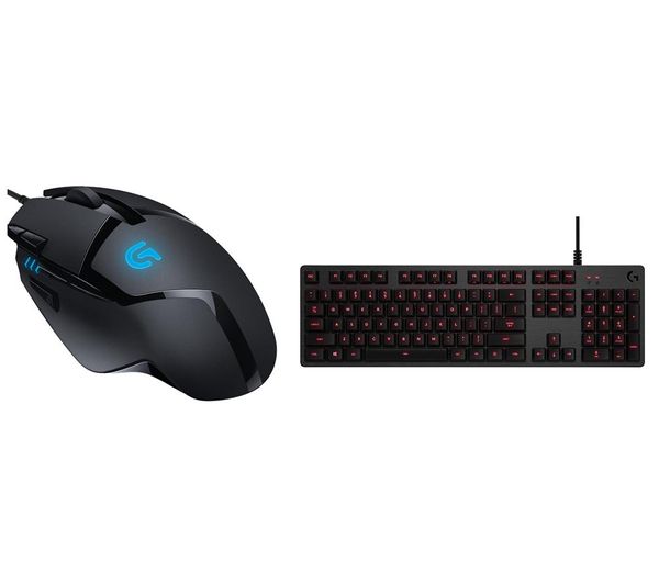 LOGITECH G402 Hyperion Fury FPS Gaming Mouse & G413 Mechanical Gaming Keyboard Bundle