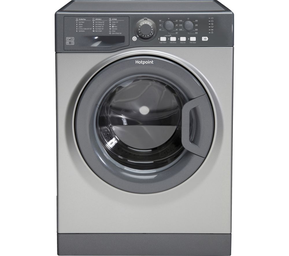 HOTPOINT FML 842 G UK 8 kg 1400 Spin Washing Machine – Graphite, Graphite