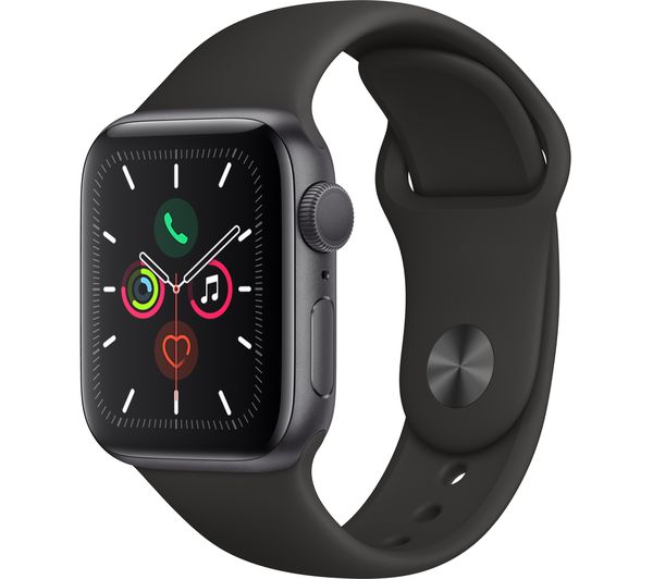 MWV82B A APPLE Watch Series 5 Space Grey Aluminium with Black