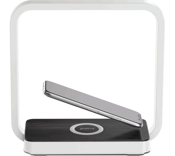 Groov E Artemis Gvwc05we Led Lamp Wireless Charging Pad