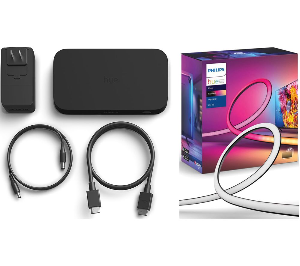 PHILIPS Hue Play HDMI Sync Box & Gradient 65" Lightstrip Bundle review