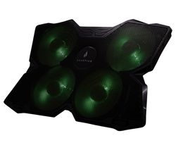 48818 Bora Laptop Cooling Stand - Black & Green