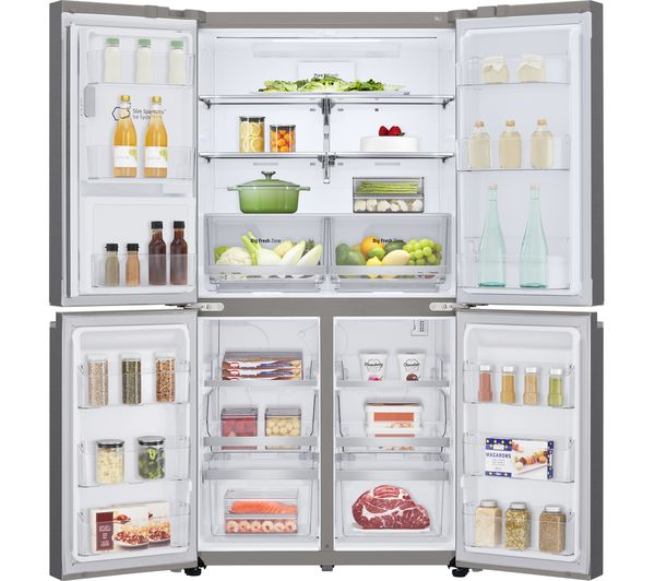 GML945PZ8F LG NatureFRESH GML945PZ8F Smart Fridge Freezer Shiny