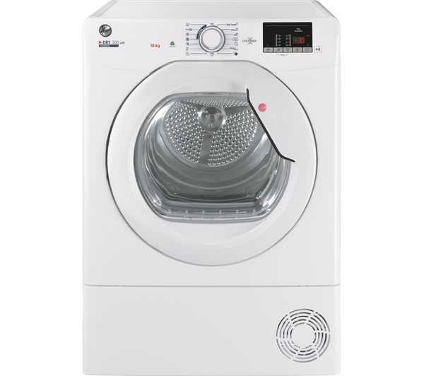 Image of HOOVER H-Dry 300 HLE C10DG NFC 10 kg Condenser Tumble Dryer - White