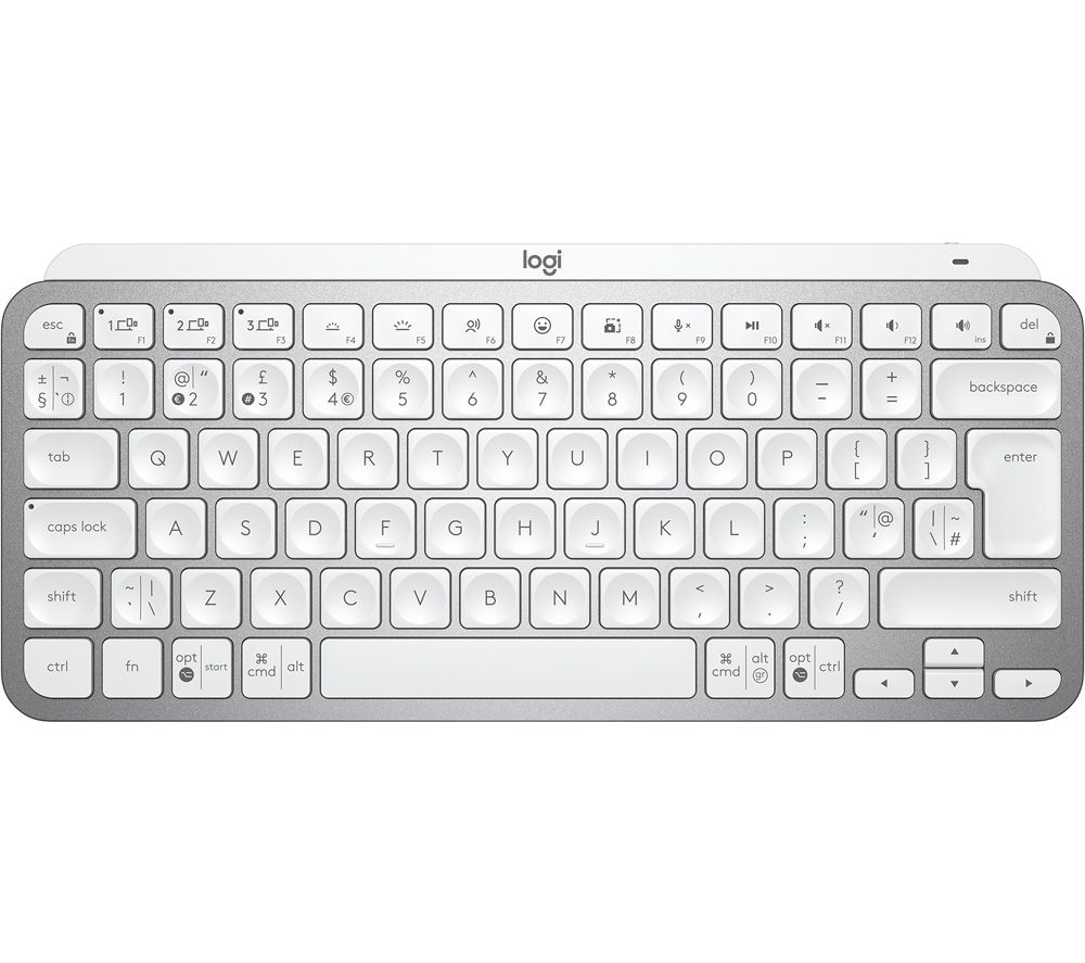 LOGITECH MX Keys Mini Wireless Keyboard - Pale Grey