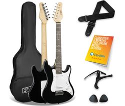 XF 3/4 Size Electric Guitar Bundle - Black