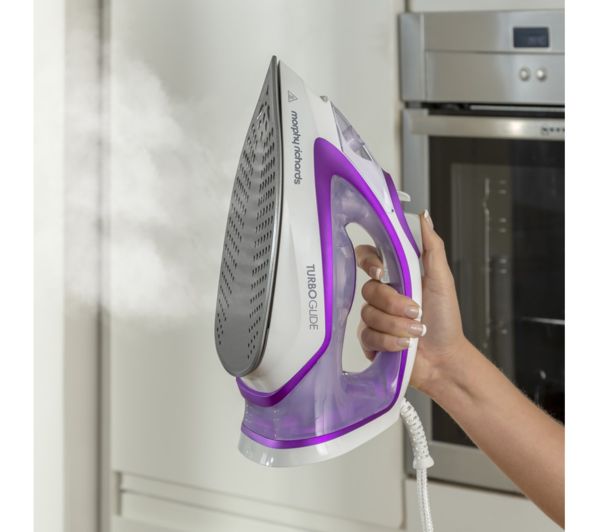 302000 MORPHY RICHARDS Turbo Glide 302000 Steam Iron Purple & White