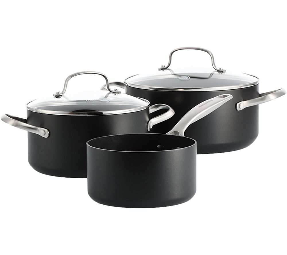 Copenhagen CC005215-001 3-piece Non-stick Cookware Set - Black