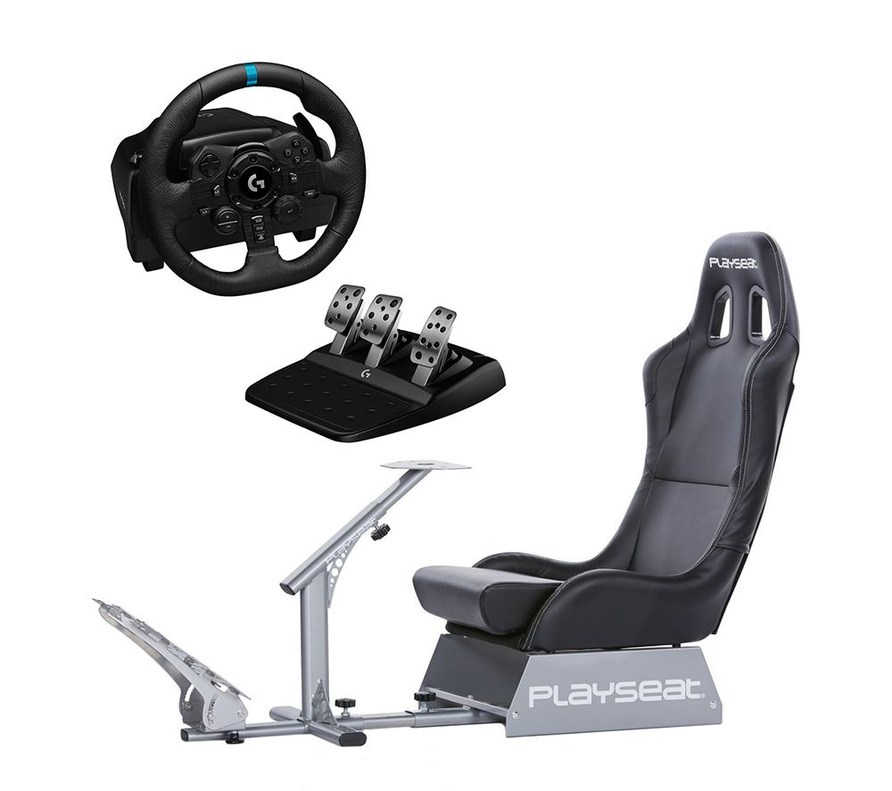 G923 PS5 & PS4 Racing Wheel and Pedals & Evolution ActiFit Gaming Chair Bundle