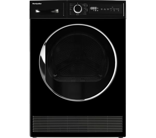 Montpellier Mtdc8sdk 8 Kg Condenser Tumble Dryer Black