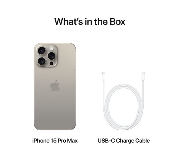 MU793ZD/A - APPLE iPhone 15 Pro Max - 256 GB, Natural Titanium