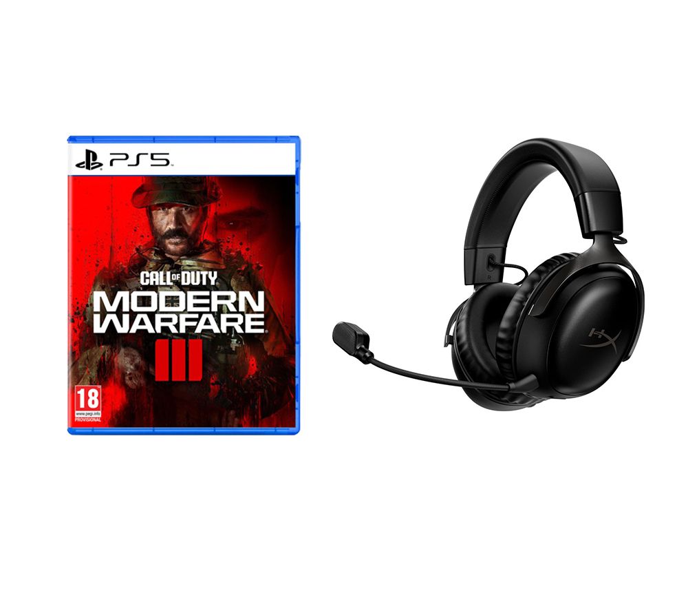 Cloud III Wireless Gaming Headset (Black) & Call of Duty: Modern Warfare III Bundle