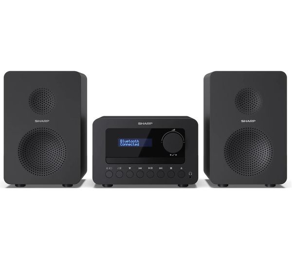An image of SHARP Tokyo XL-B514 Bluetooth Hi-Fi Micro System - Black