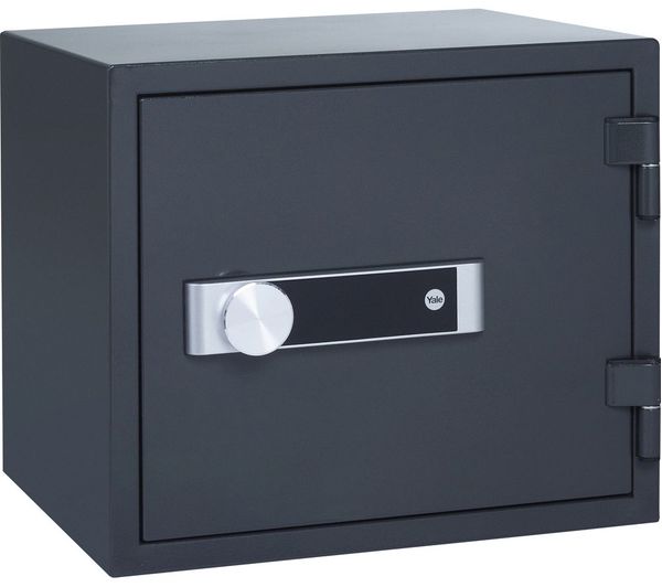An image of YALE Fire Safe Electronic Storage Locker - Medium, Black