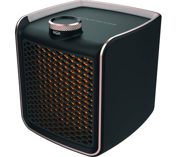Handy Heater Instant Heat Deluxe 1500 W Hot Cool Ceramic Fan Heater Black