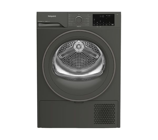 Hotpoint C Hsd 82m Gg Uk 8 Kg Heat Pump Tumble Dryer Dark Grey