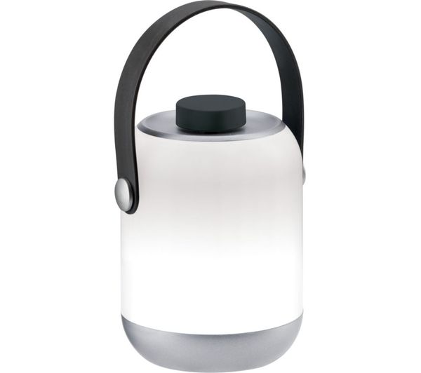 An image of PAULMANN Clutch Outdoor Mobile Table Lamp - Grey