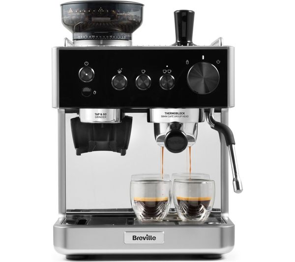 Breville Barista Classic Vcf186 Bean To Cup Coffee Machine Stainless Steel