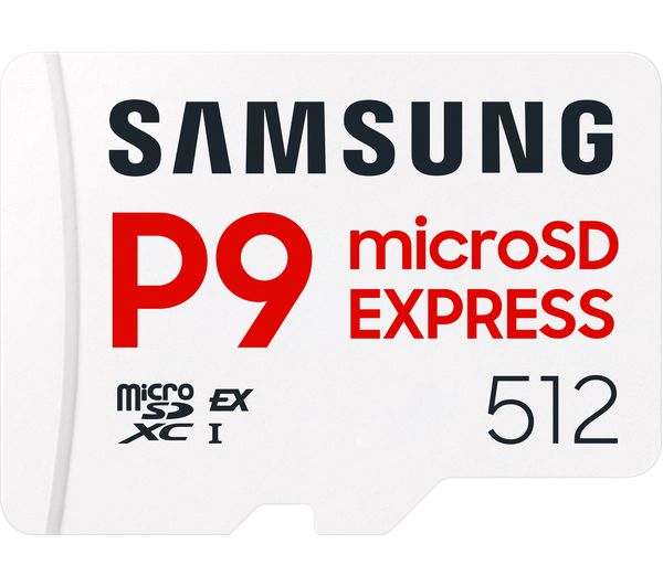 An image of SAMSUNG P9 Express microSD Express Memory Card - 512 GB