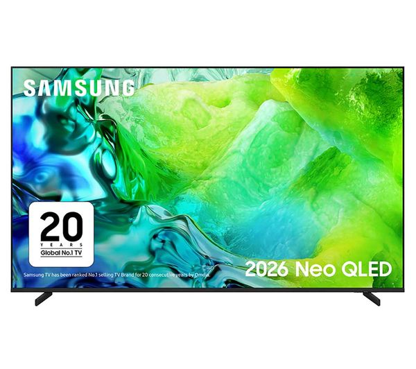 A product from SAMSUNG QN80H 55" Neo QLED 4K Mini LED Vision AI Smart TV 2026 - QE55QN80H, ONE FOR ALL WM5650 Full Motion 42-100" TV Bracket, and SANDSTROM S150AVC20 Screen Cleaner