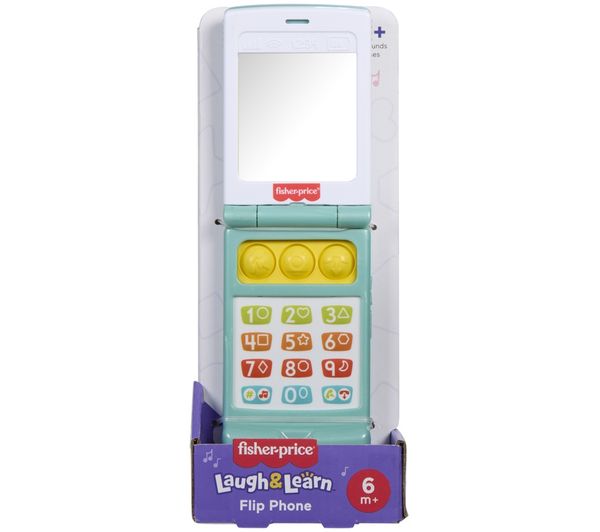 An image of FISHER PRICE Laugh & Learn Game Flip Phone - Multicolour