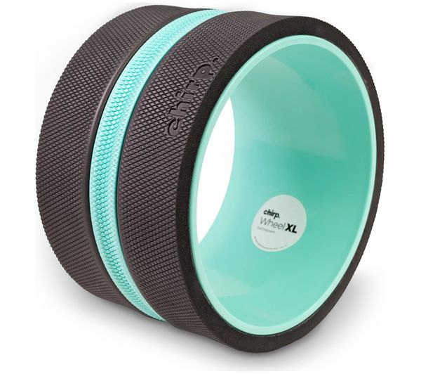An image of CHIRP Wheel Super Comfort XL Foam Roller - 10", Black