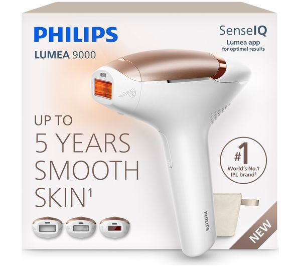 An image of PHILIPS Lumea 9000 Series BRI877/00 IPL Hair Removal System - Rose & Peach