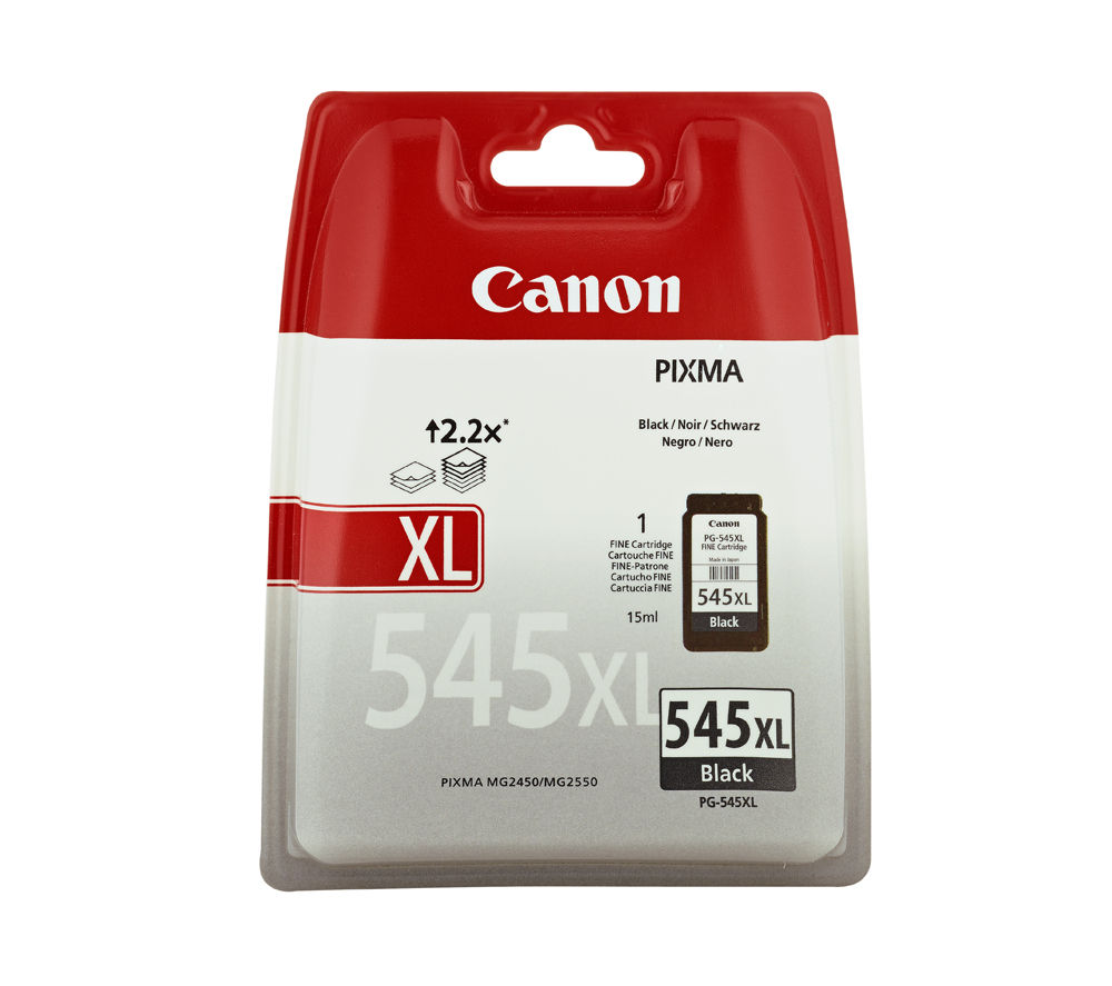 CANON PG-545XL Black Ink Cartridge, Black
