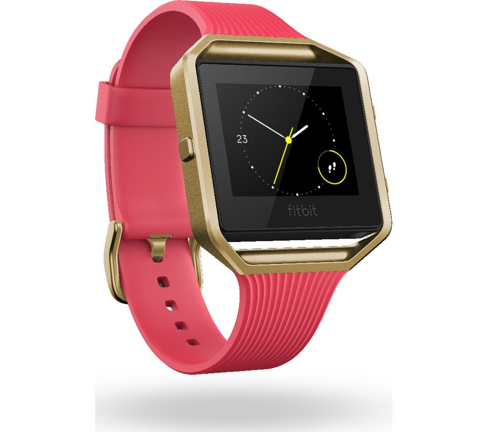 Buy FITBIT Blaze - Slim Pink & Gold, Small | Free Delivery | Currys