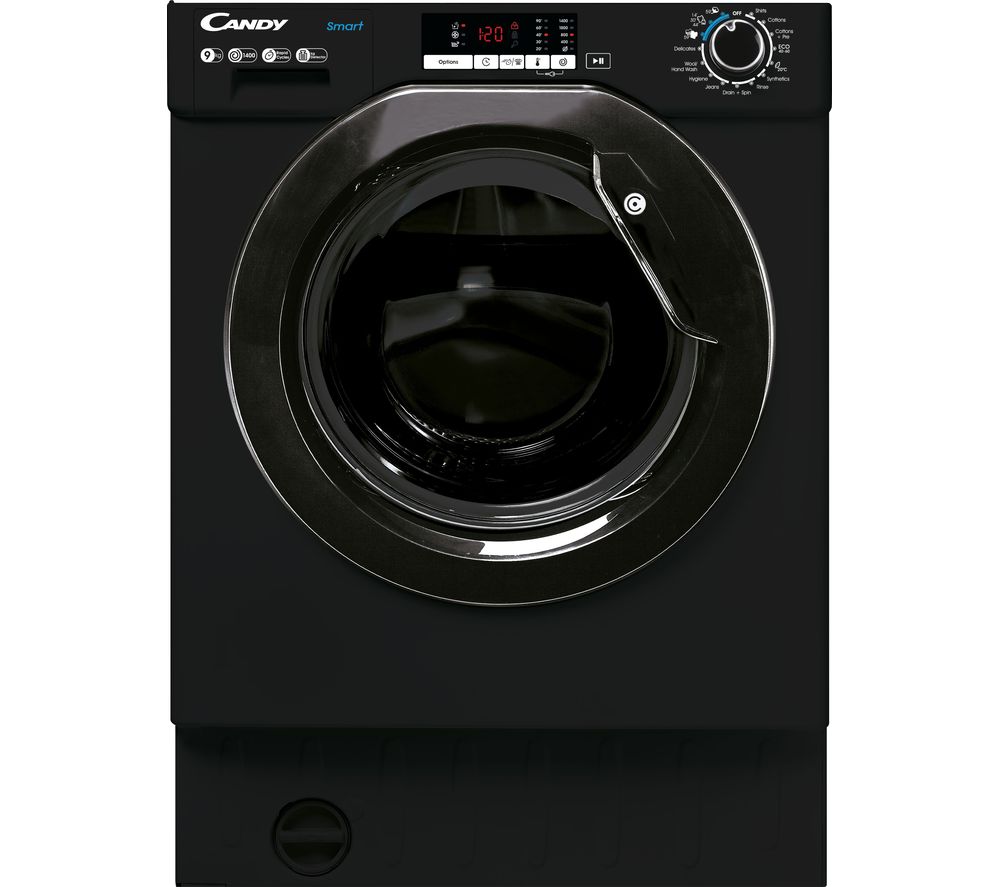 CBW49D2BBE Integrated 9 kg 1400 Spin Washing Machine - Black