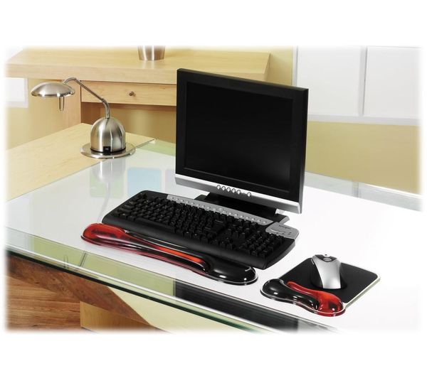 Buy KENSINGTON Duo Gel Keyboard Wrist Rest Red & Black Free