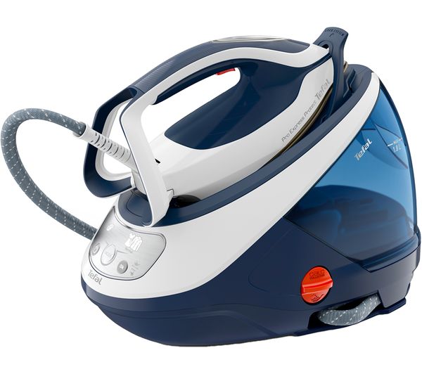 Tefal Pro Express Protect Gv9221g0 Steam Generator Iron White Blue