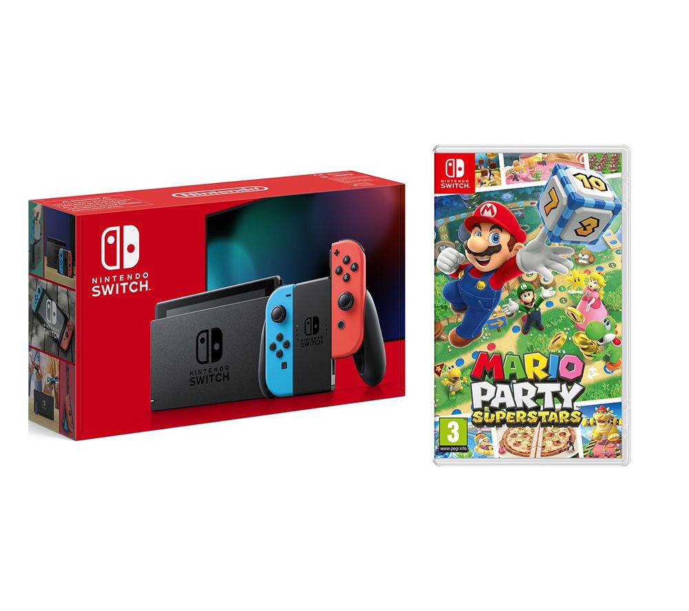 NINTENDO Switch Neon & Mario Party Superstars Bundle, Neon review
