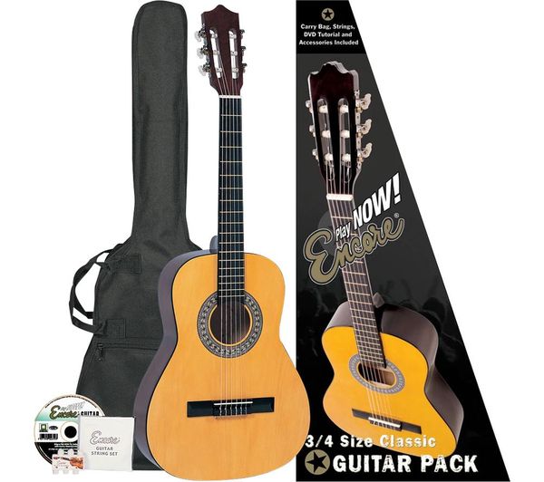 An image of ENCORE ENC34OFT Classical Guitar - Natural
