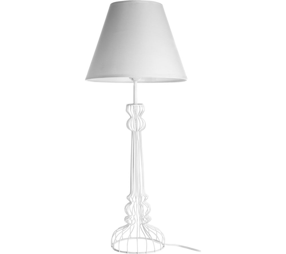 by Premier Chicago Table Lamp - White