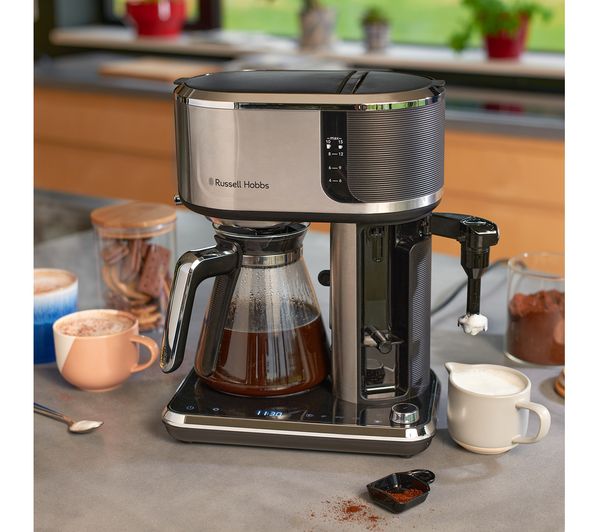 26230 - RUSSELL HOBBS Attentiv 26230 Filter Coffee Machine - Silver ...