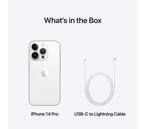 MQ1W3ZD/A - APPLE iPhone 14 Pro - 512 GB, Silver - Currys Business