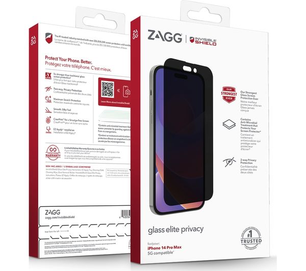 ZAGG Apple iPhone 11/XR InvisibleShield Glass Elite Privacy Screen Protector