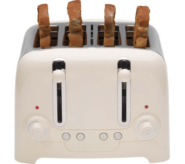 Dualit Lite 46213 4 Slice Toaster Canvas White