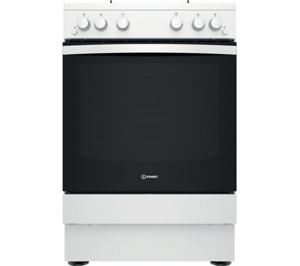 Image of INDESIT IS67G1PMW/UK 60 cm Gas Cooker - White