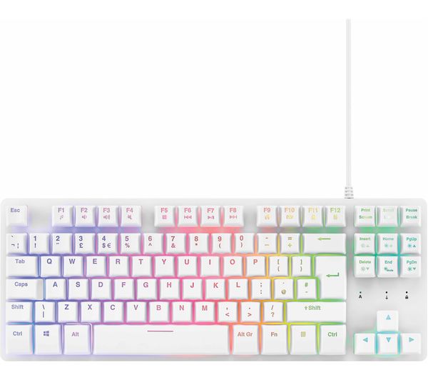 - ADX Firefight Core 24 TKL Gaming Keyboard - White - Currys Business